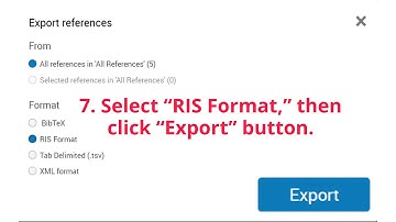 Exporting References from RefWorks to EndNote