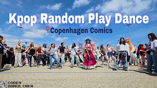 KPOP Random Play Dance in public, Copenhagen Comics | CODE9 DANCE CREW