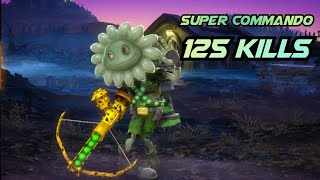 SUPER COMMANDO - 125 Kills - Ft Spectrux / Plants Vs Zombies Garden Warfare (im selling this acc)