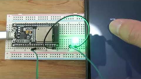 携帯とBlynkを使って、LEDを点灯（arduinoの代わりにESP32を使用）