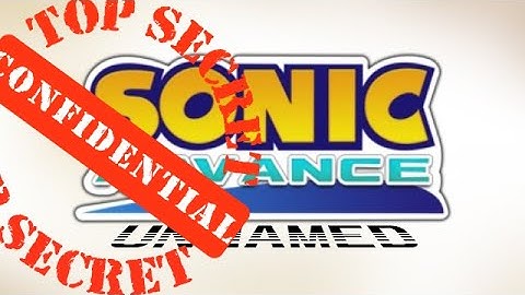 Sonic Advance: Unnamed - Easter Eggs 