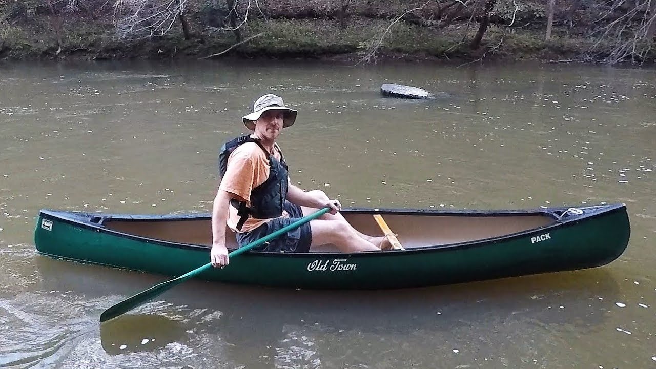 Old Town Pack Canoe - First Float (For Me) 103018 - YouTube