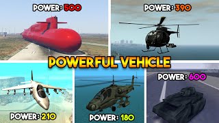 MOST POWERFUL VEHICLES FROM EVERY GTA GAME