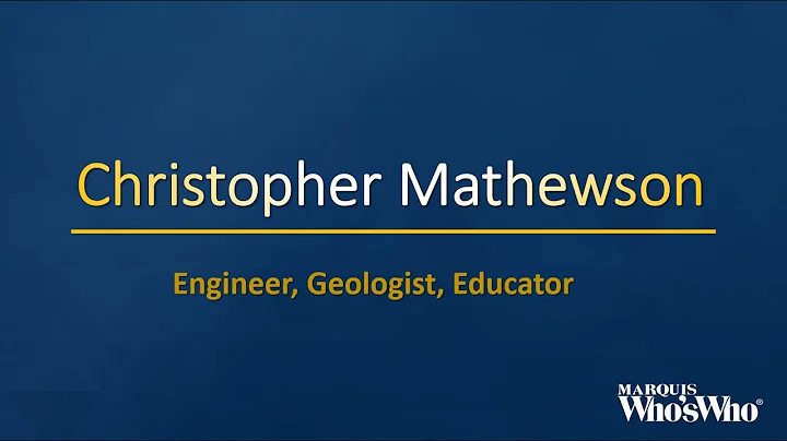 Christopher Mathewson Realized His Passion for Tea...