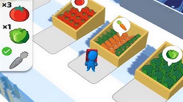 🍅 Delivery Rush 🥕 GAMEPLAY Days 1-16 (Android, iOS)