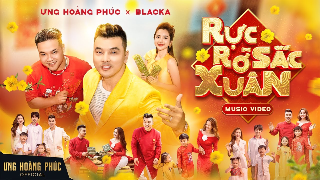 ⁣RỰC RỠ SẮC XUÂN | Nhạc Tết 2024 | Ưng Hoàng Phúc x Blacka - Official Music Video