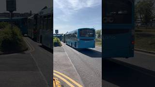 Arriva 3885 (KX11 PVJ) departing Stevenage Interchange