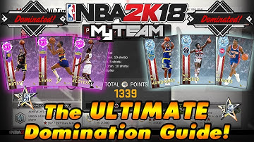 NBA 2K18 MYTEAM - HOW TO BEAT DOMINATION IN NBA 2K18!! HOW TO BEAT ALL-TIME DOMINATION! IN 2K18!!