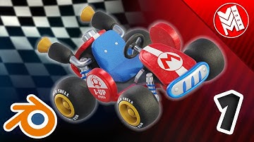 Learn to make a Mario Kart on Blender - Part 1 - VVM2025
