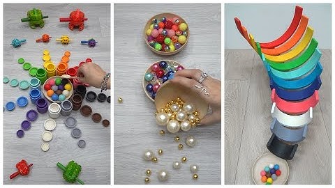 ASMR Beads Bells Balls Oddly Satisfying Reverse Video