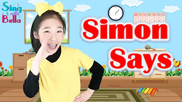 Simon Says Game with Lyrics and Actions | Brain Break Song and Game  | Sing and Dance Along for Kids