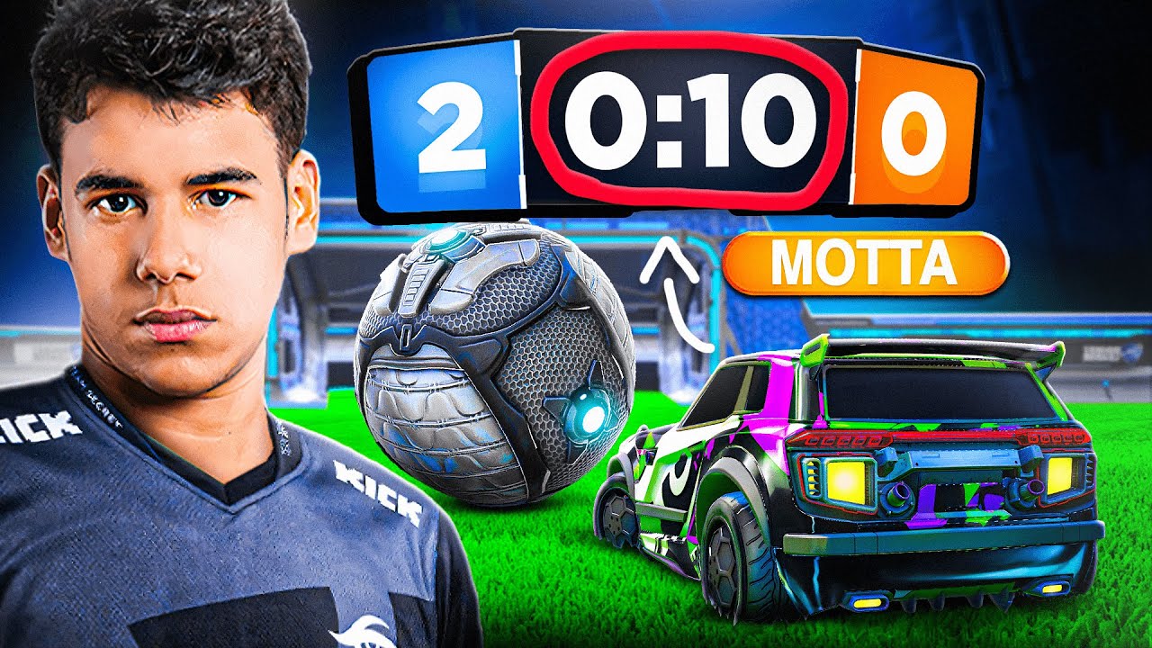 A VIRADA MAIS INSANA DO ROCKET LEAGUE / MOTTA 2V2 RANKEDS