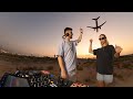 Chill house sunset vibes behind dubai airport runway  dj leonica  ray ro