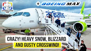 TRIP REPORT | The Biggest Blizzard I&#39;ve Ever Seen! | AirBaltic &amp; Ryanair | Vienna to Stockholm