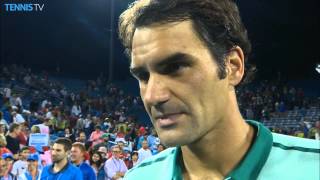 Cincinnati 2014 Saturday Interview Federer