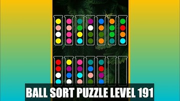 Ball Sorting Puzzle Game Level 191 | Ball Sort Puzzle Level 191 | GamingOn