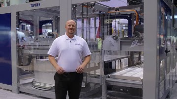 Virtual Exhibit of Lower Level Palletizer at Pack Expo from TopTier Palletizers