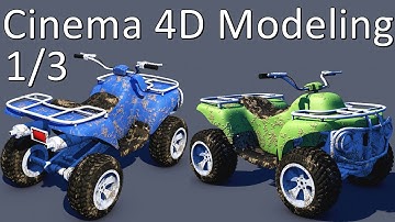 FAR CRY 3 INSPIRED QUAD BIKE IN CINEMA 4D 🏍️ | 3D MODELING, TEXTURING & RENDERING 1/3