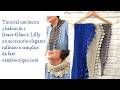 Tutorial Baktus all'uncinetto Glam, Lily e Grace accessorio versatile e chic.