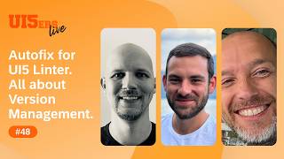 UI5ers live #48:  UI5 linter auto-fix & keeping your UI5 version up to date
