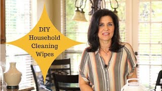 DIY All Purpose Household Cleaning Wipes Using Essential Oils