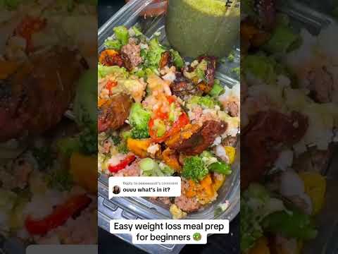 Weight loss meal prep for beginners