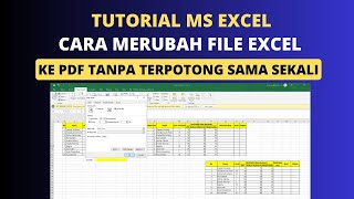 Cara Merubah File Excel Ke PDF Full Tanpa Terpotong