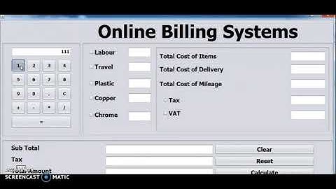 How To Create Billing System In Java