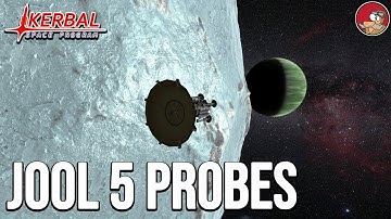 Launching probes to all 5 Jool moons in KSP