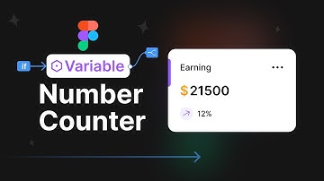 Figma variables Number Counter (Interactive Components)