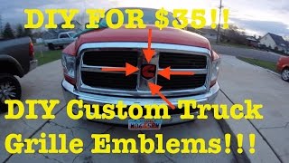 Do it yourself custom grille emblem by AG Fintin 6,162 views 7 years ago 4 minutes, 33 seconds