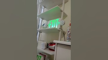 Exit sign combo does emergency light Disco 4