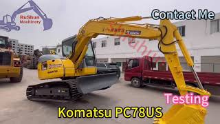 Used Komatsu PC78US ✅Japan Original+86 187 2152 7748 shrushun.en.alibaba.com/#komatsu#usedexcavator