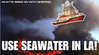 Thumbnail for Using Seawater To Fight Fires in SoCal | Why No Water | Fireboats | Seawater Myths!