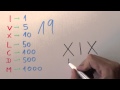 Cómo se escribe 19 con números romanos - Número diecinueve XIX