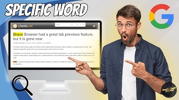 How to Search Specific Word on Google