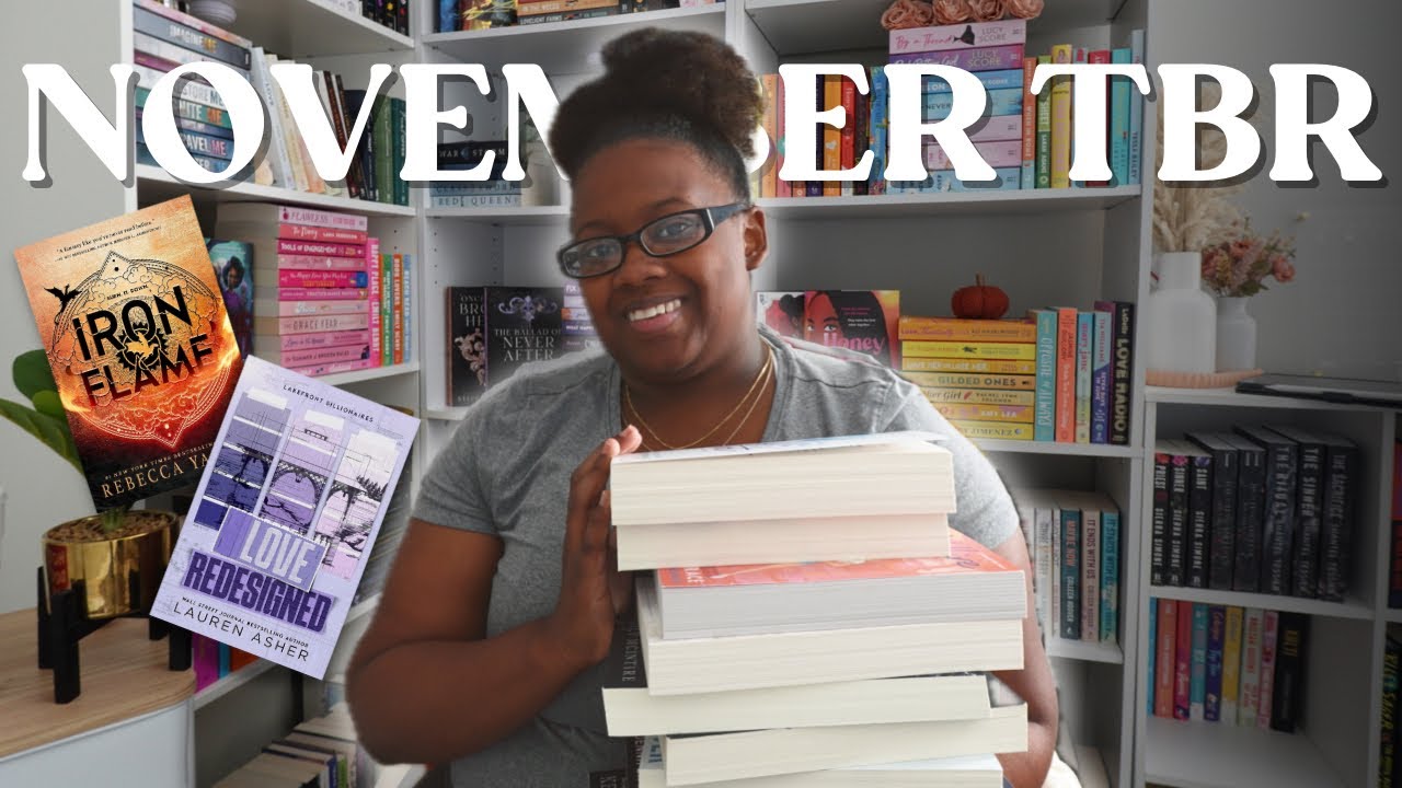 all the books i want to read this month | November TBR - YouTube