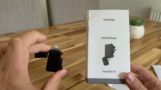 Unboxing Insta360 X4 quick reader