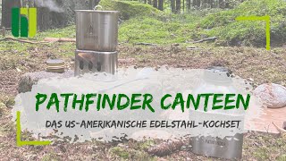 PATHFINDER CANTEEN COOKING SET - Traditional Bavarian stew in a US-style stainless steel cooker