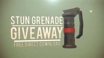 STUN/FLASH grenade 3D model giveaway | Link for direct download