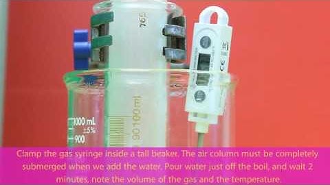 Gas Laws - Volume Temperature Law Charles