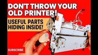 Don’t Throw Your Old Printer! Useful Parts Hiding Inside!