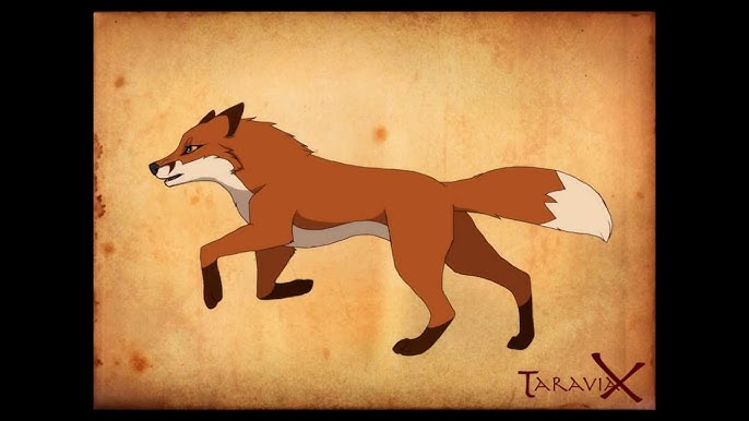 fox running animation