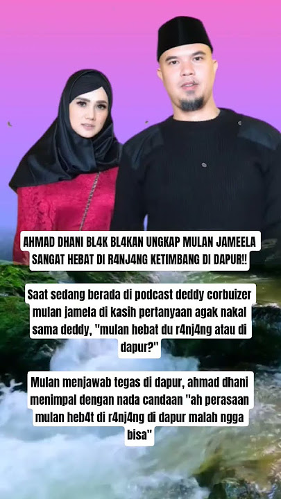 Ungkapan Ahmad Dhani Tentang Kehebatan Mulan Jameela #shorts #shortvideo