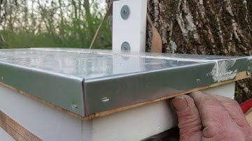 My very first swarm trap - Success after about a week