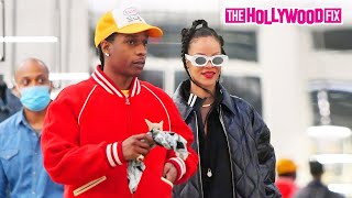 Rihanna \& ASAP Rocky Set Out On An All Day Shopping Spree Together In The Streets Of N.Y.