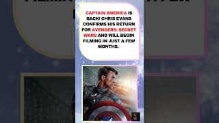 Captain america Confirms Return as Captain #America in #Avengers: Secret Wars.#short