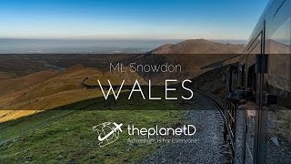 The Steam Train up Mt Snowdon in Wales