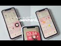  customize iphone 11 aesthetic pink homescreen lockscreen widget icons