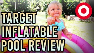 HOW TO KEEP YOUR TODDLER ENTERTAINED IN QUARANTINE : TARGET INFLATABLE POOL AND TOYS | Tucker Tribe Mini Dip Pool Target